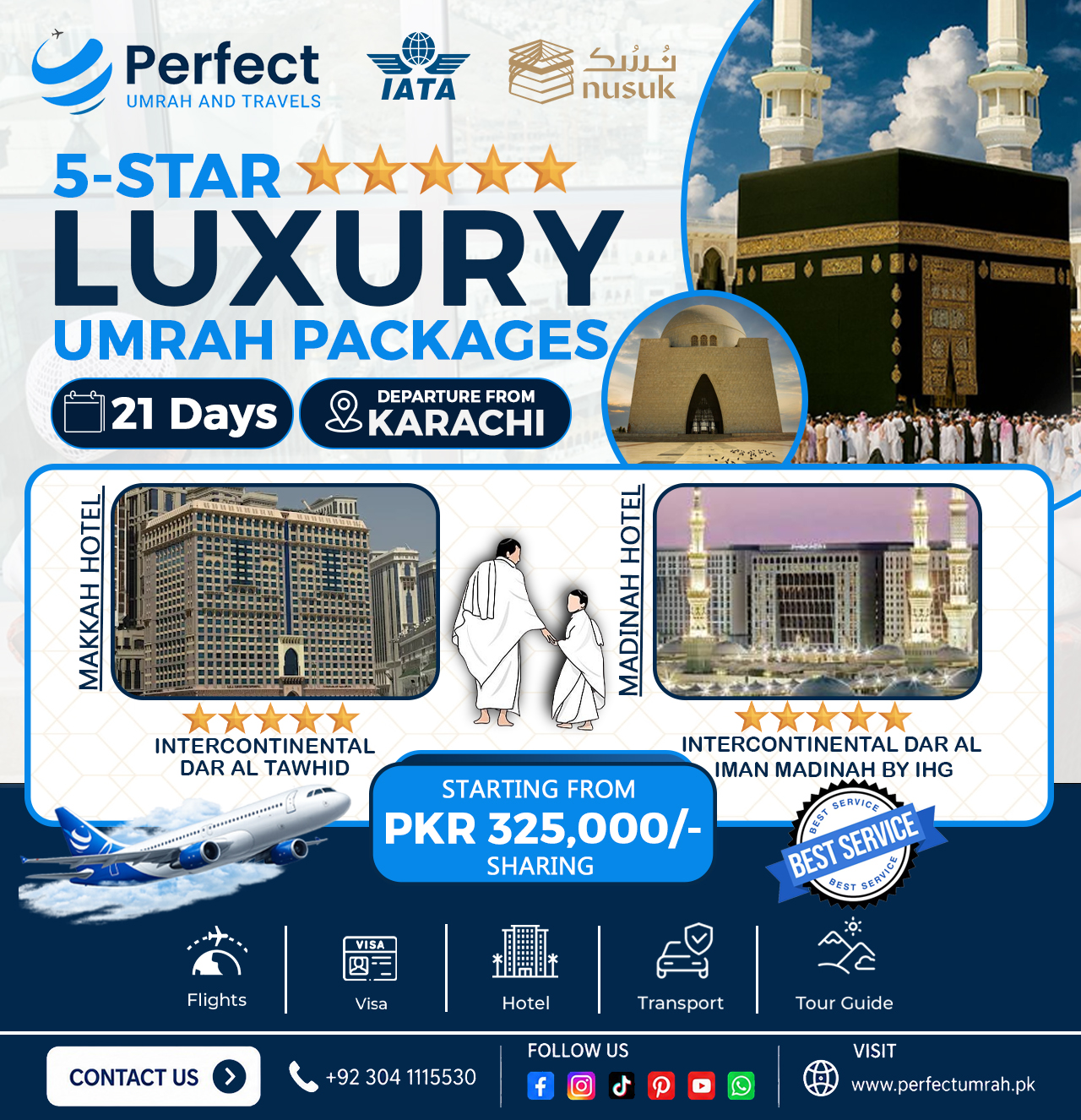 5 Star Luxury Umrah Packages From Karachi